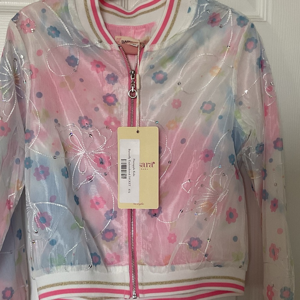 Baby Sara Bomber Sequent Jacket size 6X New with Tags